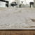 8' X 10' Ivory Gray and Brown Abstract Power Loom Area Rug