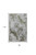 7' X 10' Gray Silver and Green Ikat Power Loom Area Rug With Fringe