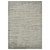 3' X 5' Silver And Gray Wool Striped Hand Woven Area Rug