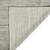 3' X 5' Silver And Gray Wool Striped Hand Woven Area Rug