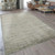 3' X 5' Silver And Gray Wool Striped Hand Woven Area Rug