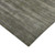 3' X 5' Silver And Gray Wool Striped Hand Woven Area Rug