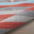 8' X 10' Gray and Red Southwestern Handmade Area Rug With Fringe