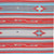 8' X 10' Gray and Red Southwestern Handmade Area Rug With Fringe