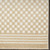 6' Tan Geometric Runner Rug