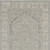 5' X 8' Beige and Gray Floral Medallion Power Loom Area Rug