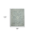 8' X 10' Sky Blue Gray And Ivory Wool Oriental Hand Tufted Area Rug