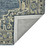 4' X 6' Denim Blue And Ivory Wool Oriental Hand Tufted Area Rug