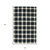 5' X 7' Charcoal And Ivory Wool Plaid Hand Tufted Area Rug