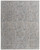 8' X 10' Ivory Tan and Blue Abstract Power Loom Worn Faded Area Rug With Fringe