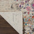 4' X 6' Ivory And Brown Floral Distressed Area Rug