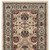 8' Ivory And Red Floral Runner Rug
