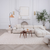 5' X 8' Cream and Beige Abstract Area Rug