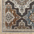 8' Gray And Blue Medallion Runner Rug