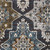 8' Gray And Blue Medallion Runner Rug