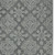 8' X 10' Graphite And Gray Wool Oriental Hand Hooked Area Rug
