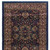 8' Blue And Red Oriental Runner Rug