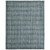 5' X 8' Blue And Ivory Wool Plaid Hand Woven Area Rug