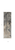 8' Gray Beige and Ivory Abstract Non Skid Runner Rug