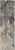 8' Gray Beige and Ivory Abstract Non Skid Runner Rug