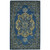 8' X 10' Teal And Gray Wool Medallion Hand Tufted Area Rug