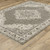 10' X 13' Gray And Beige Medallion Area Rug With Fringe