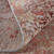 5' X 8' Red and Gray Abstract Power Loom Area Rug