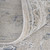 7' X 10' Ivory Taupe and Blue Floral Power Loom Worn Faded Area Rug With Fringe