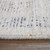 4' X 6' Ivory Blue and Orange Oriental Hand Woven Distressed Area Rug With Fringe