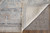 4' X 6' Ivory Blue and Orange Oriental Hand Woven Distressed Area Rug With Fringe