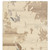 8' Beige And Charcoal Wool Abstract Hand Tufted Runner Rug