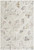5' X 7' Beige Ivory and Gray Geometric Non Skid Area Rug