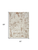 4' X 6' Red and Ivory Abstract Power Loom Area Rug