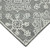 8' X 10' Gray And Ivory Wool Oriental Hand Hooked Area Rug