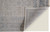 4' X 5' Gray Blue and Taupe Oriental Power Loom Worn Faded Area Rug With Fringe
