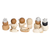 Nativity 9 Piece 3.5H White Knitted Look