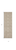 7' Taupe and Ivory Floral Runner Rug