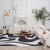 7' X 10' Black and White Zebra Print Area Rug