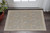 2' X 3' Gray and Ivory Wool Oriental Hand Knotted Area Rug With Fringe