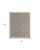 2' X 3' Gray and Ivory Wool Oriental Hand Knotted Area Rug With Fringe