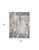 5' X 8' Blue Gray and Brown Abstract Power Loom Worn Faded Area Rug