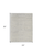 2' X 3' Gray and Ivory Abstract Hand Woven Worn Faded Area Rug