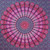 92" X 84" Pink Red And Purple Mandala Cotton Hanging Tapestry