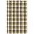 5' X 7' Charcoal Khaki And Ivory Wool Plaid Hand Tufted Area Rug