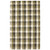 5' X 7' Charcoal Khaki And Ivory Wool Plaid Hand Tufted Area Rug