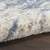 7' X 9' Light Blue Gray and Beige Abstract Shag Area Rug