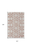 5' X 8' Ivory Pink and Tan Wool Geometric Hand Tufted Area Rug