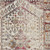 6' Ivory Red And Orange Floral Distressed Runner Rug