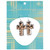 Earrings Filigree Box 2Tone Crosses