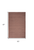 5' X 7' Brown Abstract Washable Area Rug